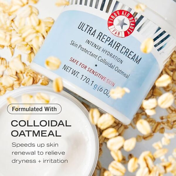 First Aid Beauty Ultra Repair Cream Intense Hydration Moisturizer for Face and Body - Image 5