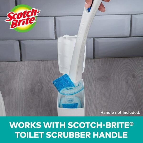 Scotch-Brite Disposable Toilet Scrubber Refills, Removes Rust - Image 2