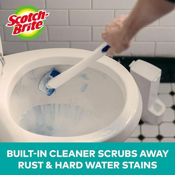 Scotch-Brite Disposable Toilet Scrubber Refills, Removes Rust - Image 4