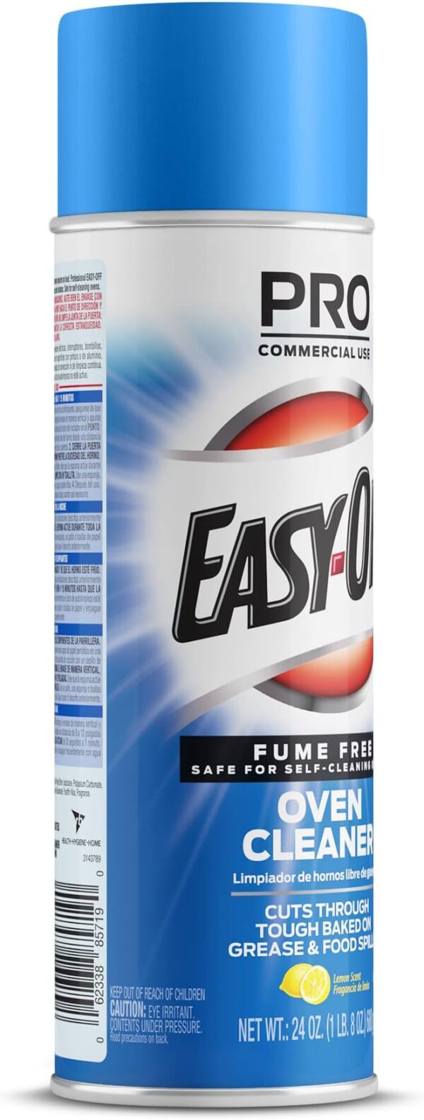 Easy-Off Fume Free Oven Cleaner Spray, Lemon, 24oz - Image 2