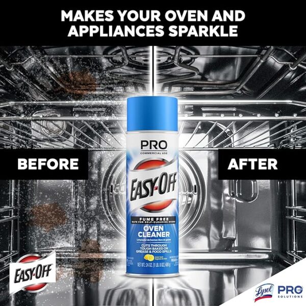 Easy-Off Fume Free Oven Cleaner Spray, Lemon, 24oz