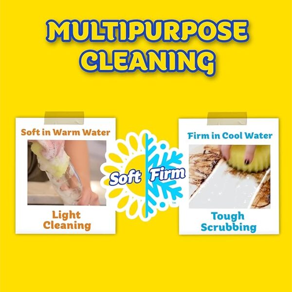 Scrub Daddy + Cif All Purpose Cleaner, Lemon - Non Scratch Sponges - Image 2
