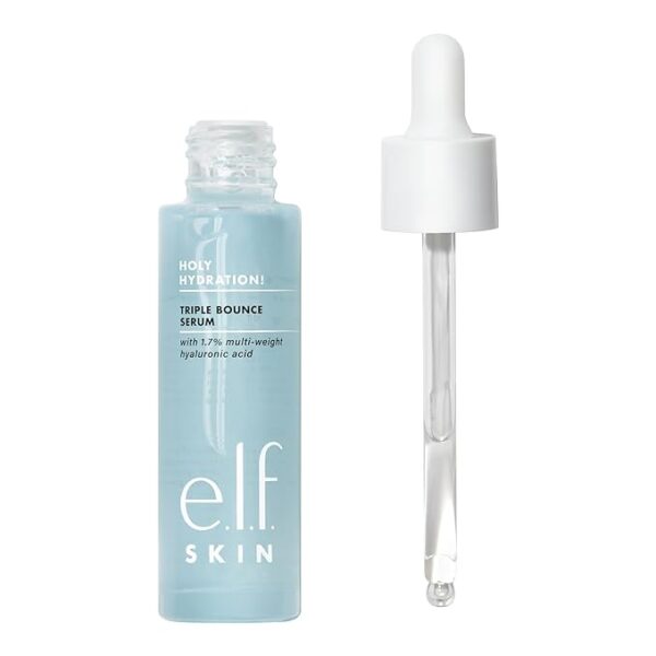 e.l.f. SKIN Holy Hydration! Triple Bounce Serum, 1.7% Hyaluronic Acid Serum For Plump - Image 2